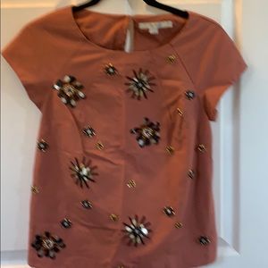 Boden Blouse with sequins dusty rose 🍂